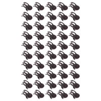 Magideal - 50 Clips De Plástico Para , Clips De Jardín Para Soporte De De Jardín. , Marrón