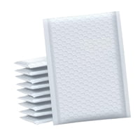 Magideal - 50 Sobres De Burbujas Para Envíos De 15 X 26 Cm, Fáciles De Usar, Profesionales, Para Joyería, Maquillaje Y Suministros. Blanco