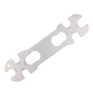 Magideal - Llave De Buje De Bicicleta Llave De Cono Acero Inoxidable 13-20 Mm 8 Tamaños Herramienta De Buje De Bicicleta Profesional Herramienta De Reparación De