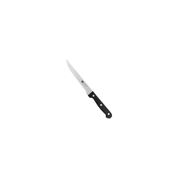Cuchillo Deshuesador Dussel Serie 300 De Acero Inoxidable Y Mango Negro