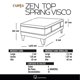 thumbnail image 4 of Cama Europea Zen Top Spring 1.5 plaza Base Normal, 4 of 4