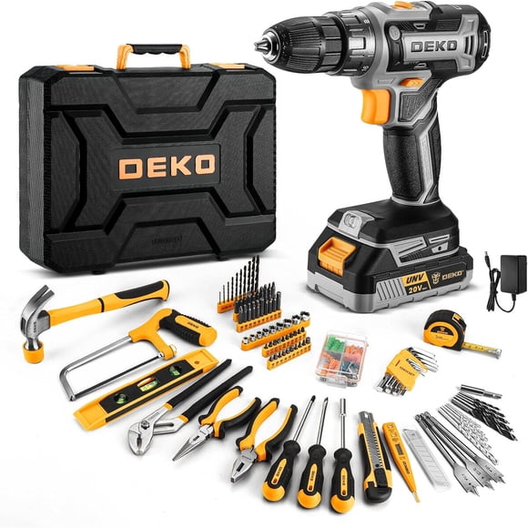 Taladro inalambrico DEKOPRO 20V bateria 1.5Ah 1350RPM