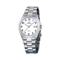 Reloj F16374/1 Festina Blanco Hombre Acero Clasico