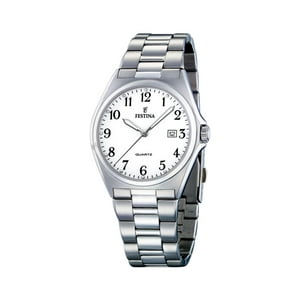Reloj F16374/1 Festina Blanco Hombre Acero Clasico