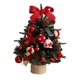 thumbnail image 4 of Mini árbol De Navidad Artificial De Mesa Con Luces Para Jardín, Granja, Bar, Blanco Y Rojo, 4 of 5