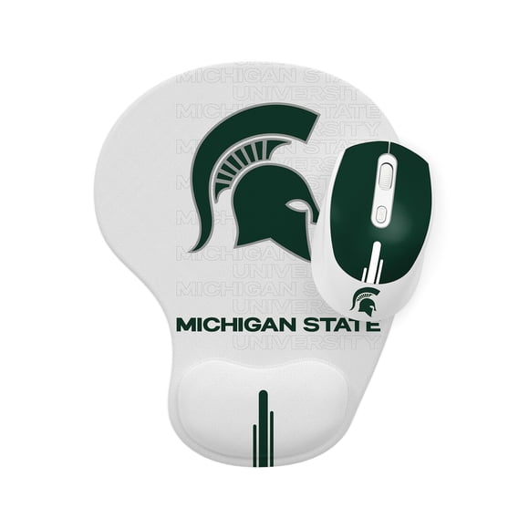 Ratón y alfombrilla de ratón SOAR NCAA Michigan State Spartans