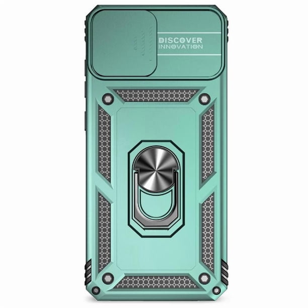 Funda Resistente Anillo Soporte Samsung Galaxy A05 Privacidad Cámara Montaje Magnético Verde