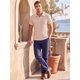 thumbnail image 2 of INSPIRE CHIC Camiseta Polo de Punto Texturizado para Hombre de Manga Corta Casual de Verano para Golf Talla M Beige, 2 of 5