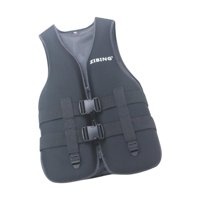 Ioensy - Chaleco Salvavidas Boya De Ayuda Chaleco Salvavidas A La Deriva Ajustable Para Kayak Canotaje Surf Negro M