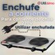 thumbnail image 5 of Cocina Encimera Eléctrica 2 Platos 2000W Cocinilla Premium Plateada, 5 of 8