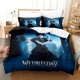 thumbnail image 1 of 3d Wednesday Addams Duvet Cover Sets Comforter Bed Linen Bedding Set Twin Queen King Single Size Room Decor Kids Adult Modern, 1 of 5