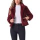 thumbnail image 1 of INSPIRE CHIC Chaqueta de Piel Recortada para Mujer Solapa Cardigan Esponjoso Bolero 2026 Invierno Abrigo Corto de Piel Sintética Conjuntos XS Burdeos, 1 of 6