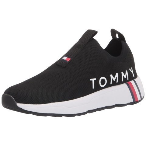 Zapatilla Tommy Hilfiger Aliah Black Para Mujer