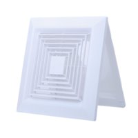 Bothyi - Cubierta De Ventilación De Aire Cuadrado Baño De Baño Ventilador De Ventilador Para Fábricas Oficina Tipo B