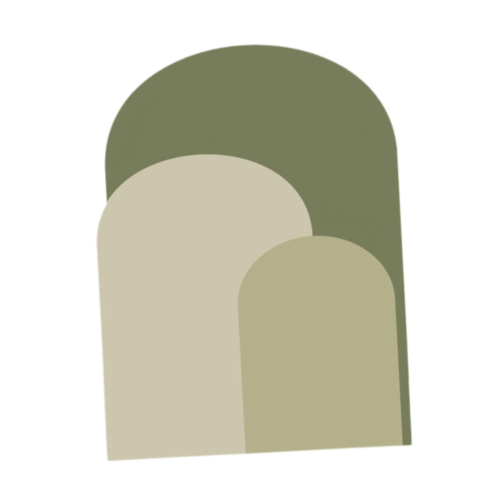 Bothyi - Calcomanía De Pared Con Arco, Fondo Para Dormitorio, Sala De Estar, Decoración De Pared, Papel Tapiz Con Arco Verde