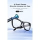 thumbnail image 2 of AI Smart Glasses with 1080P Camera, Open-Ear Bluetooth Audio, 7H Battery, Hands-Free Calls, AI Voice Assistant, Lightweight 41g Frame, Magnetic Charging for Daily Use, 2 of 8