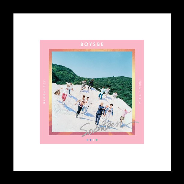 SEVENTEEN BOYS BE Reedición 2º Mini Álbum Versión HIDE CD+Libro de Fotos 60p+Tarjeta de Foto 1p+Mapa Tipo Póster 1p+Sticker 1u+Sellado con Seguimiento SVT