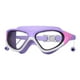 thumbnail image 4 of Gafas de natación para niños, gafas de natación elegantes, portátiles, de visión clara, ligeras, con montura grande, gafas de natación para esnórquel Blanco Púrpura, 4 of 5