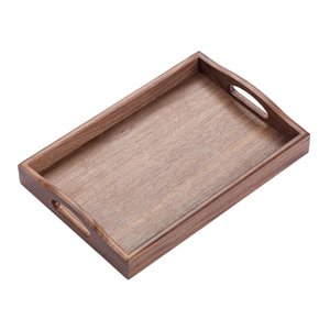 Magideal - Bandeja Para Servir Té Del Hotel, Manijas Dobles Estilo Europeo Bandeja Para Servir Lisa Creativa Bandejas Anidadas Para Restaurante Baño Pastel , S 34*23