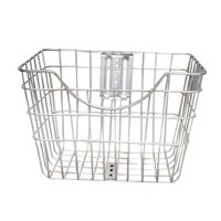 Ioensy - Cesta Delantera Para Bicicleta, Cesta De Alambre Resistente Para Montar En Bicicleta Al Aire Libre