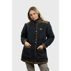 Abrigo Chiporro Coldless V2 Gris Oscuro Mujer Falcone