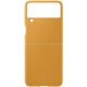 thumbnail image 4 of Funda de piel para Samsung Galaxy Z Flip 3, color mostaza, 4 of 5