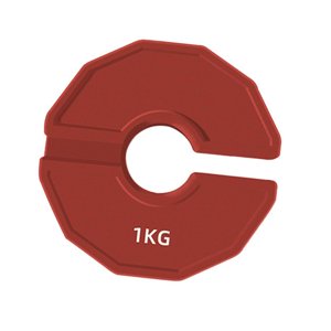 Ioensy - Suministros De Gimnasia De Micro Plate De Entrenamiento De Fuerza Para Entrenamiento En Casa Y Gimnasio Kettlebell 1 Kg Rojo