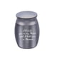 thumbnail image 1 of Urna Peque?a En Tarro Urna Funeraria Recuerdo De Metal Mini Memorial Para Humanos Mascotas Color Negro, 1 of 5