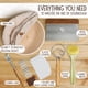 thumbnail image 4 of Juego de cestas para hornear pan Superbaking, 23 cm, redondas, con herramientas, 4 of 9