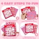 thumbnail image 3 of Juego de cartas de bingo JOYIN para el día de San Valentín para 28 jugadores, fiesta infantil, 3 of 8