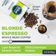 thumbnail image 2 of Coffee Wink Blonde Espresso 1 kg Grano Entero Tostado Claro, 2 of 7