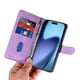 thumbnail image 2 of Funda tipo cartera con tapa para iPhone 17 Air con tarjetero, soporte y cubierta magnética Morado, 2 of 6