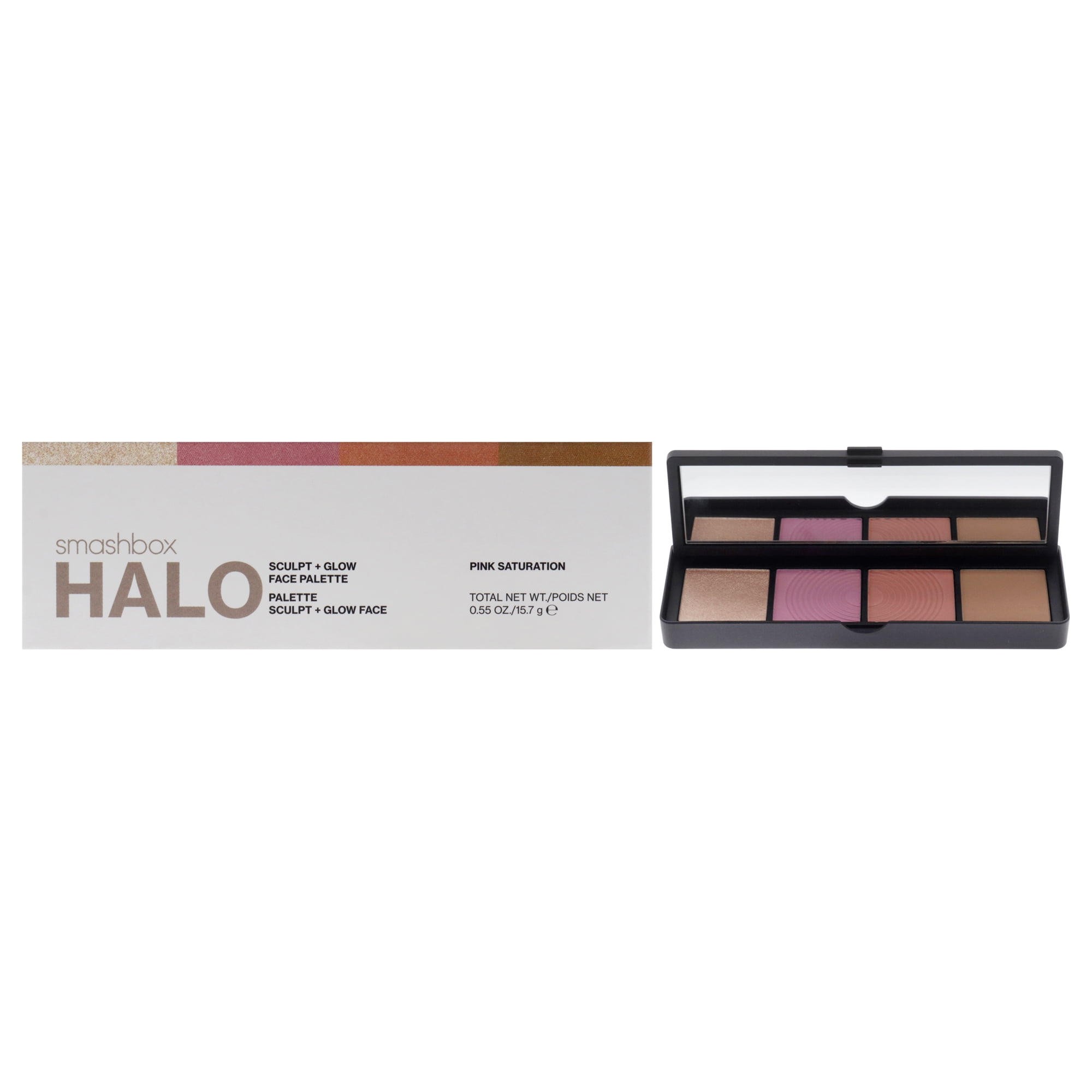 Smashbox - Paleta De Rostro Halo Sculpt Plus Glow - Saturación Rosa