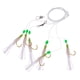 thumbnail image 1 of Los aparejos de 6pcs atraen el aparejo bajo de la caballa de los flatties del bacalao de los aparejos de pesca de mar que el gancho agarrador 8 #, 1 of 3