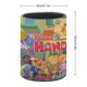 thumbnail image 2 of Manny Manitas-theme Cylinder Pen Holder Pencil Organizer with Flannel Lining PVC Leather Material Cardboard Base for study work 10*8CM, 2 of 6