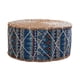 thumbnail image 5 of Futón De Paja Hecho A Mano Cojín De Suelo Cojín De Meditación Taburete Puf Bohemia Azul, 5 of 5