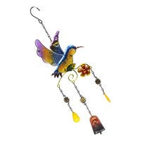 Genérico - Colgante Jardín Colibrí Vidrio Y Cobre