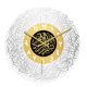 thumbnail image 4 of Reloj De Pared Redondo De Caligrafía Islámica De 12 Pulgadas Musulmán Eid Plata Y Oro, 4 of 5