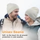 thumbnail image 3 of Gorro Scotamalone de punto con puños unisex, blanco, 3 of 6