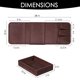 thumbnail image 5 of Soporte de mando a distancia para sofá SITHON con bandeja desmontable, color marrón, 5 of 7