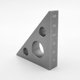 thumbnail image 3 of Regla triangular en ángulo recto 45° 90°, aleación de aluminio YGFRSTO, 3 of 9