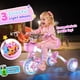 thumbnail image 5 of Bicicleta para niños pequeños Kkdi 5 en 1 triciclo y bicicleta de equilibrio rosa, 5 of 8