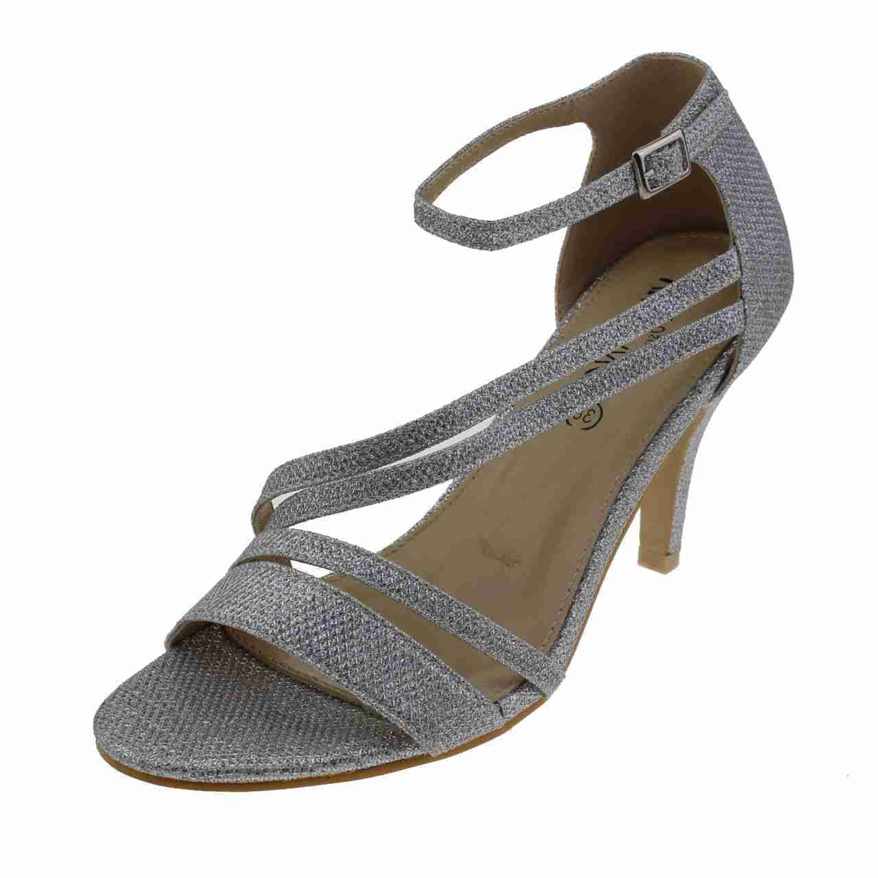 Sandalia Fiesta Plata Vía Franca