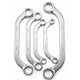 thumbnail image 1 of Set 5 Llaves Acodadas Curva Métricas 8-22mm Alta Resistencia, 1 of 6