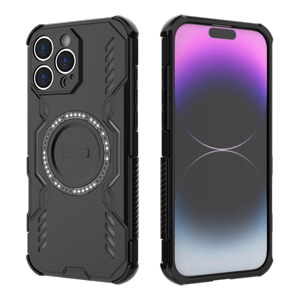 Funda Foxdock Para Iphone 16 Pro Max , Magnética, Resistente A Golpes, Con Soporte, Unisex, Carga Inalámbrica