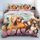 thumbnail image 1 of Spirit Riding Free Horses Cartoon Comforter Bedding Set,Duvet Cover Bed Set Quilt Cover Pillowcase,King Queen Size Bedding Set Bed Sheets, 1 of 3