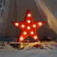 thumbnail image 4 of Luz de Marquee en Forma de Estrella Pooqla LED a Batería Roja, 4 of 5