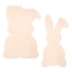 thumbnail image 4 of 5 Piezas De Recortes De Conejito De Madera De Pascua Para Decoración Artesanal De Pascua DIY Decoración De Pascua, 4 of 5