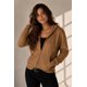 thumbnail image 3 of Poleron Con Cierre De 500g Canguro Basico 70/30 Unisex L-xl Camel Oscuro Lisa, 3 of 3