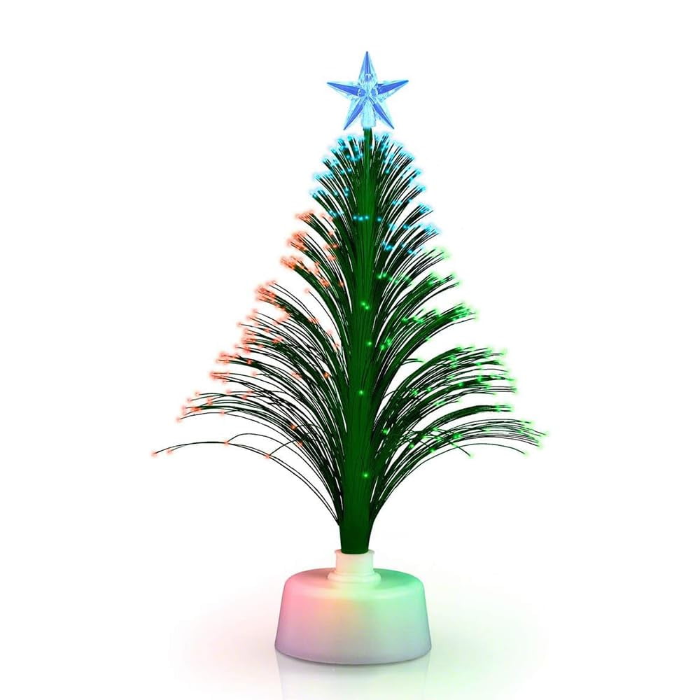 Blinkee - Centro De Mesa Con Forma De Árbol De Navidad Led De Color Verde Brillante